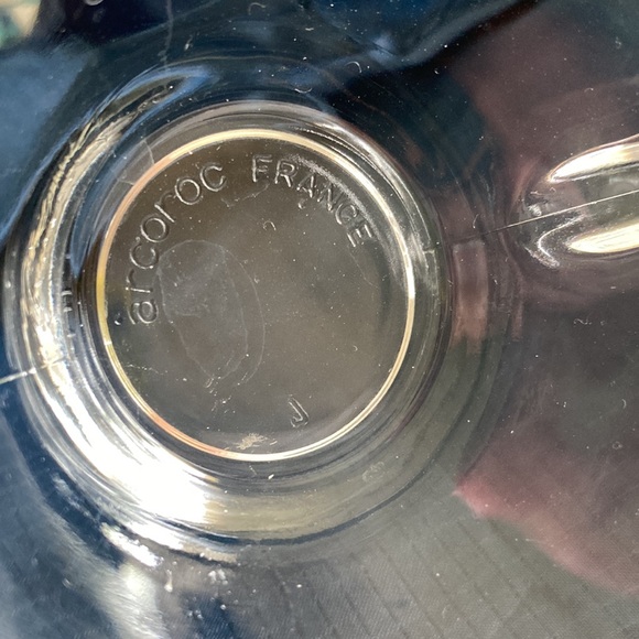 Arcoroc FRANCE set of 4 little elegant Glass Teacups Vintage Clear Glass - Picture 8 of 11